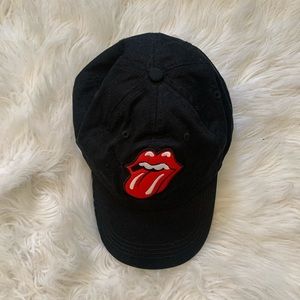 The Rolling Stones Black Baseball Cap